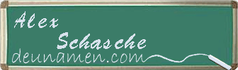 Alex Schasche Visitenkarte